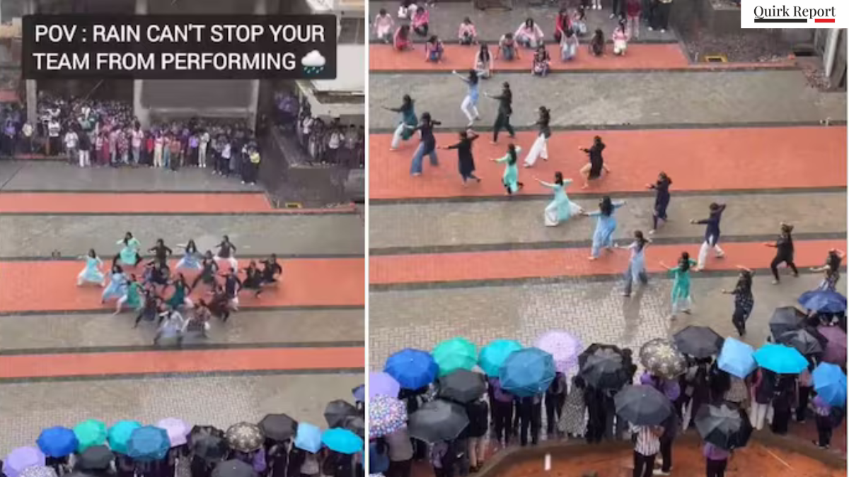 Trending News: Karnataka students perform Bharatnatyam to Hanuman Chalisa in heavy rain. Viral video wins hearts across India news today.