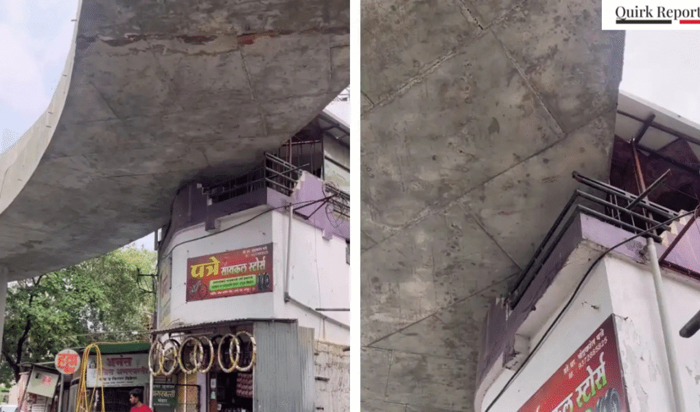 Nagpur resident’s home balcony disrupted as Rs 998 crore flyover | Nagpur News