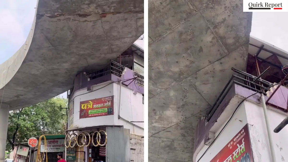 Nagpur resident’s home balcony disrupted as Rs 998 crore flyover | Nagpur News