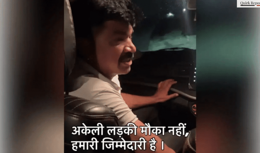 A viral video shows a man ensuring a woman’s safety on a deserted road, spreading a strong message of social responsibility.