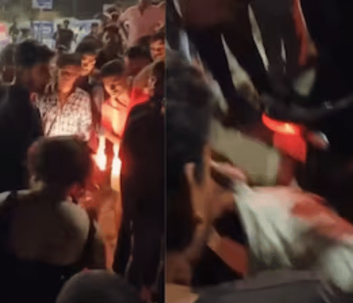 A viral news video from Noida shows a woman dragging a man on a rough road, shocking bystanders and sparking discussions online.