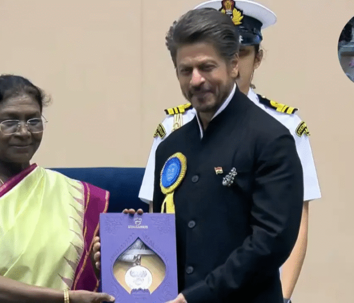 Shah Rukh Khan receives his first National Award for 'Jawan' at 71st National Film Awards 2025, with Anupam Kher praising his performance.