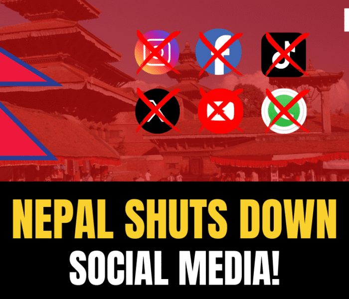 Nepal government ordered a sudden ban on 26 major social media platforms, triggering outrage across the country.