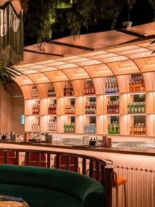 Mouni Roy at her restaurant Badmaash in Mumbai