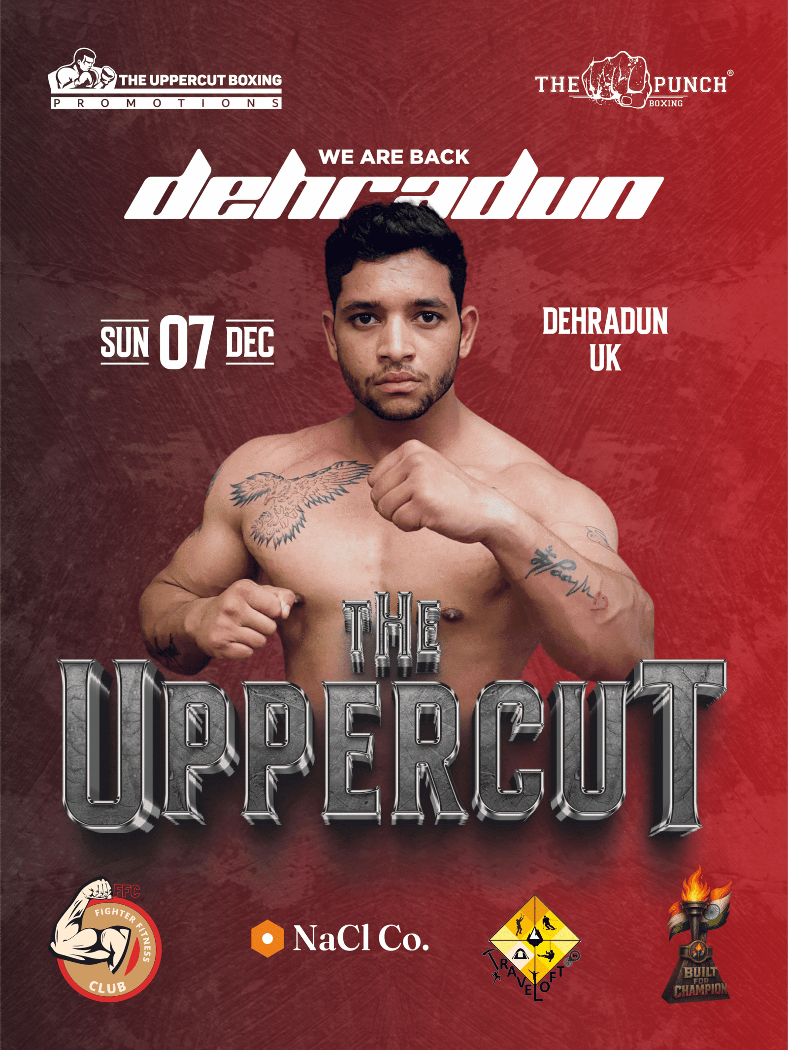 Uppercut Boxing Promotion returns on December 7, 2025, in Uttarakhand with top fighters from India and abroad competing in an exciting event.