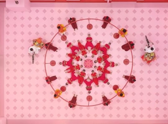 Viral video of Diwali Rangoli dance captured on iPhone 17 Pro Max