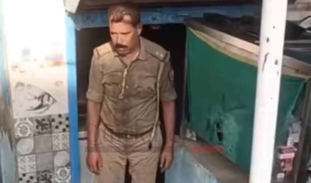 Viral video of Kanpur police sub-inspector drunk on duty, abusing onlookers in Uttar Pradesh