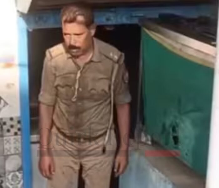 Viral video of Kanpur police sub-inspector drunk on duty, abusing onlookers in Uttar Pradesh