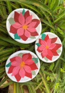 Painted Clay Diyas