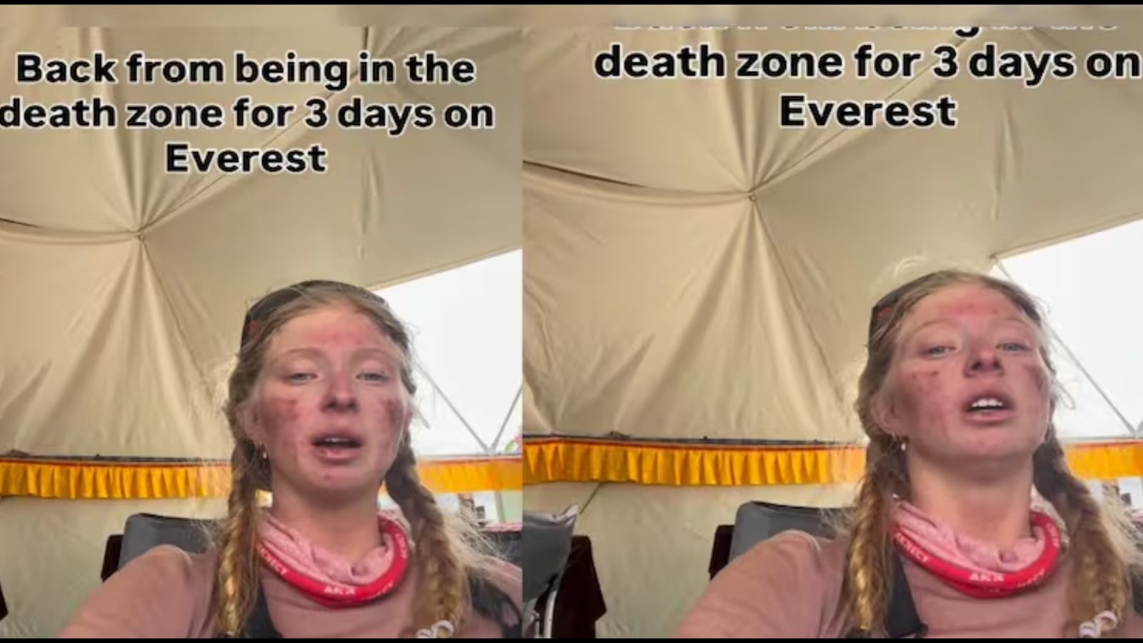 Viral Video shows 17-year-old Bianca Adler struggling in Mount Everest’s Death Zone, capturing her extreme climb and physical struggle