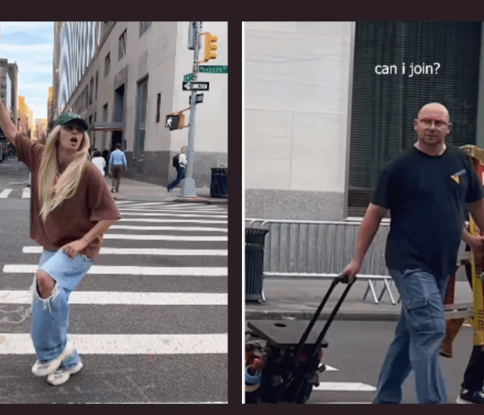 Viral video of a women dancing in new york on bhojpuri song