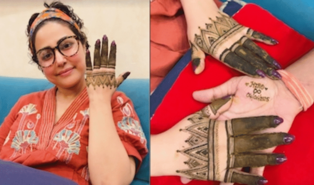 Hina Khan celebrates her first Karwa Chauth