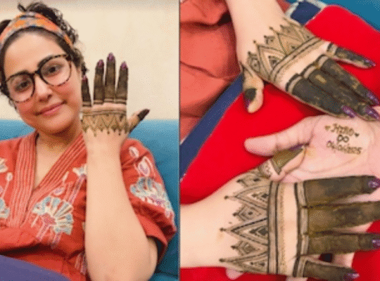 Hina Khan celebrates her first Karwa Chauth