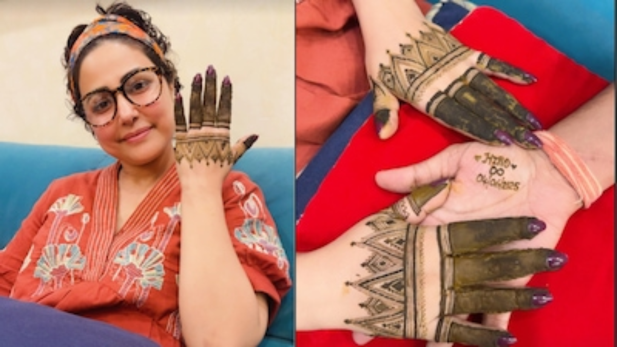 Hina Khan celebrates her first Karwa Chauth