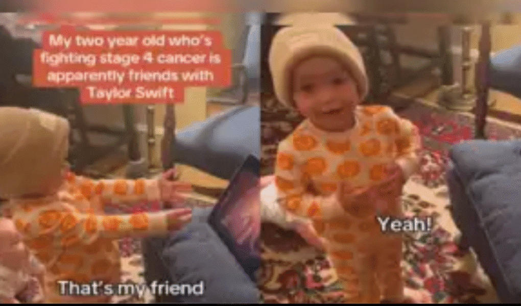 In viral news, a young girl with stage 4 cancer dances to a Taylor Swift song, spreading hope, joy, and positivity across social media.