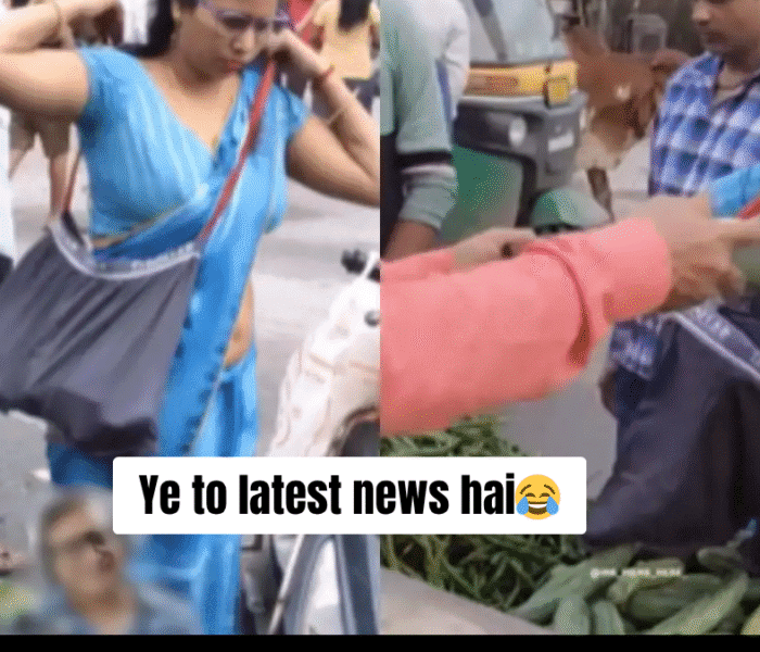 A Trending video shows a woman using men’s underwear to make a DIY tote bag for vegetables. Indians love this creative Indian jugaad idea!
