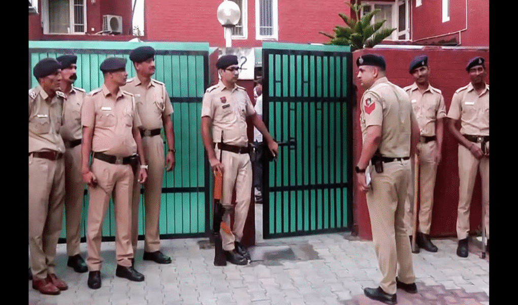 headline- Haryana Cop’s