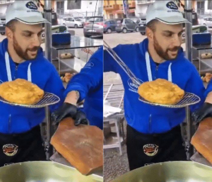 Italy’s viral fried pizza that looks like bhatura is taking social media by storm. Know why this trending street food has everyone talking online.