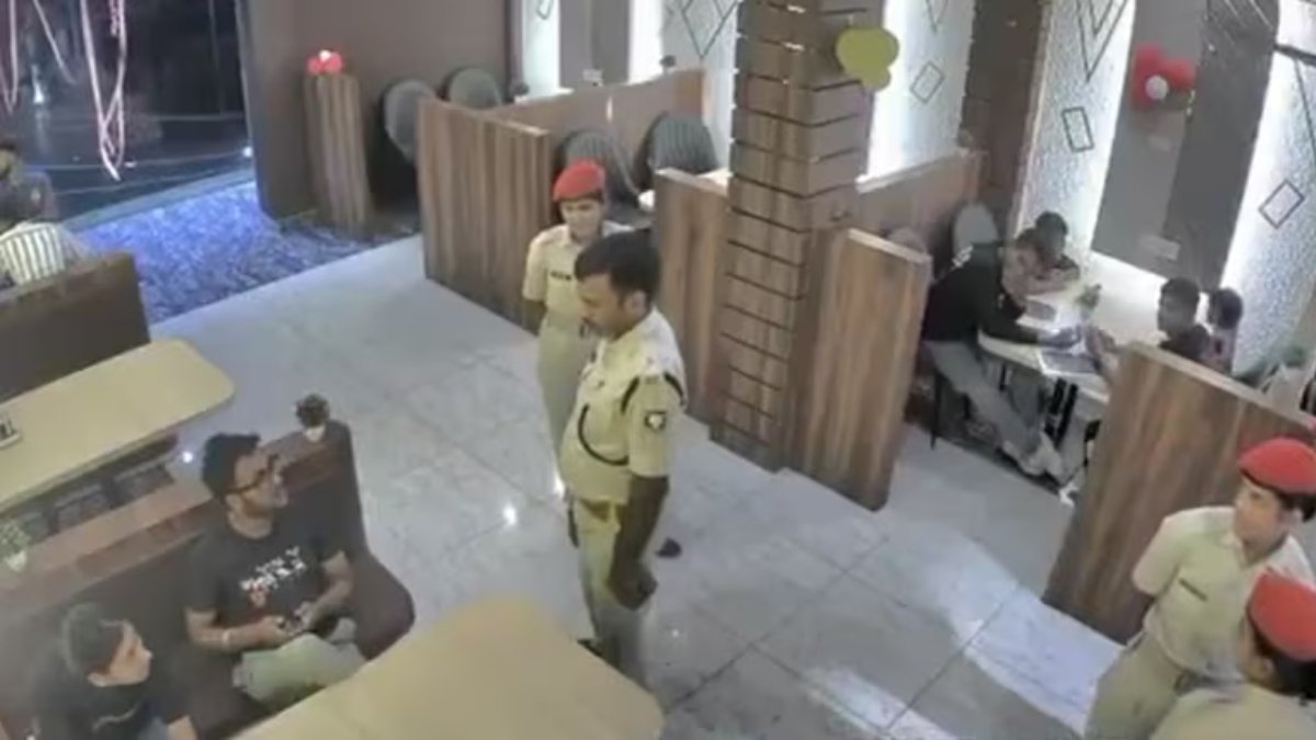 Bihar police officer suspended after viral video at restaurant