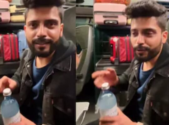 Indian traveller shares viral video after paying ₹500 for water in Europe