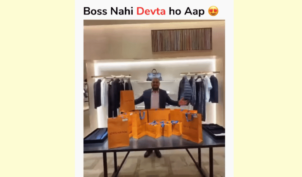 A viral video shows a boss gifting iPhones instead of pizza, leaving employees shocked and the internet calling it trending.