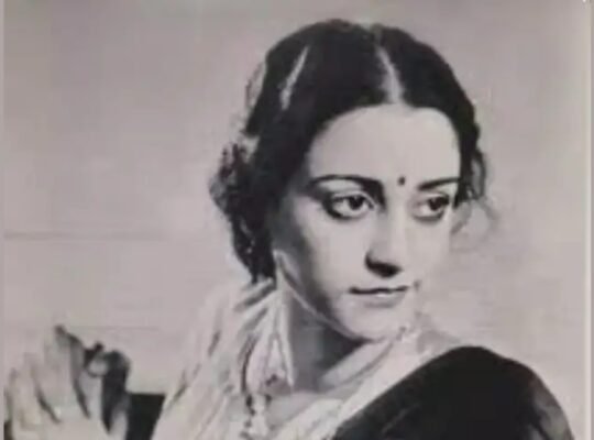 Vintage portrait of Naseem Banu, the graceful actress once called the most beautiful woman in Indian cinema