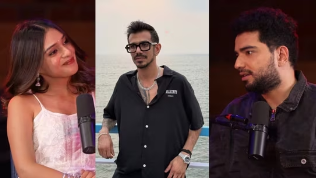 Viral Video's Screen shot. Featuring comedian samay raina. Creator Rj Mahvesh and cricketer Yuvendra Chahal.