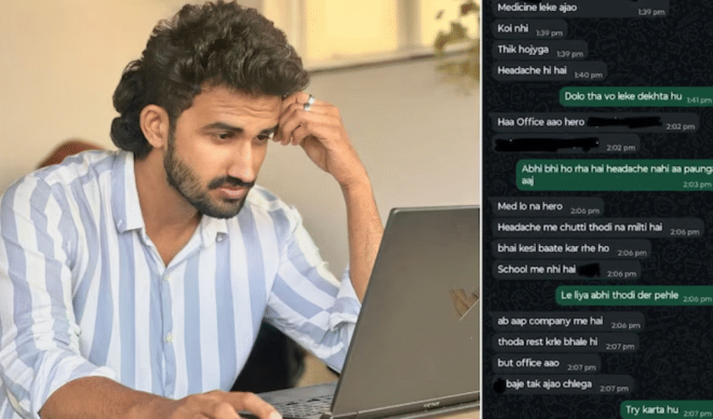 Manager Refuses Sick Leave, WhatsApp Chat Goes Viral