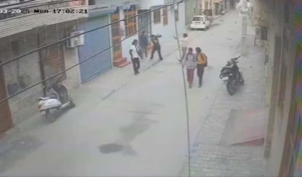 Viral news shows CCTV footage of a boy firing at a girl near her house in Faridabad.