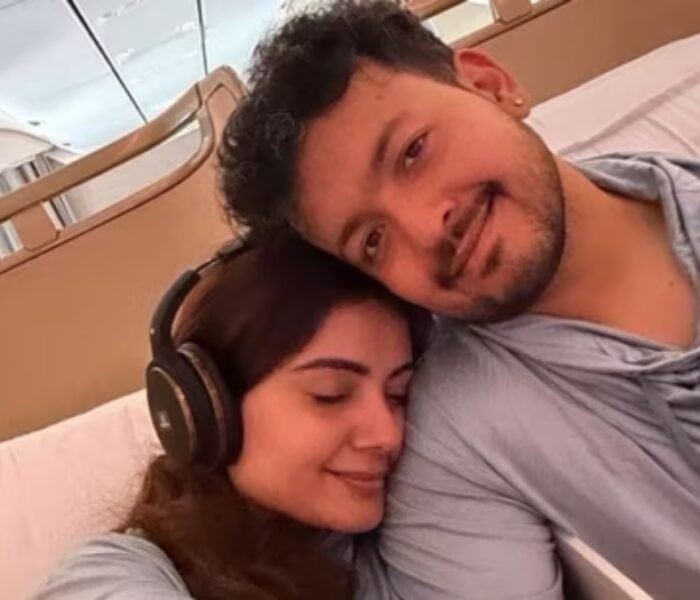 Travel influencer Anunay Sood with girlfriend Shivani Parihar