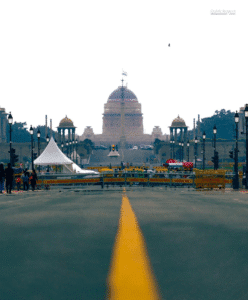 Republic Day Parade preparations at Kartavya Path with Rashtrapati Bhavan Republic Day Parade preparations at Kartavya Path with Rashtrapati Bhavan in background ahead of January 26 2026 celebrations