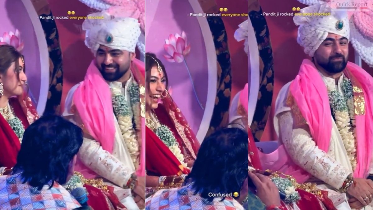 Indian Wedding Moment Goes Viral After Pandit Ji Mentions Nora Fatehi During Wedding Ceremony