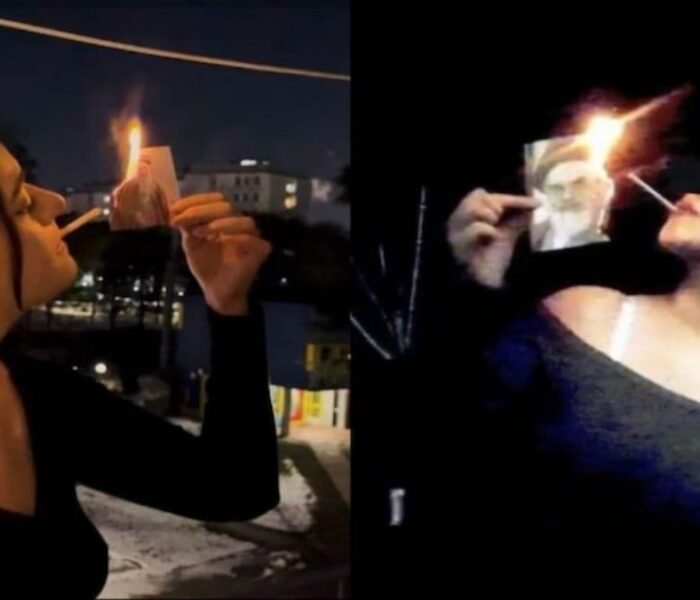 Ayatollah Ali Khamenei Photo Torched In Iran Cigarette Protest