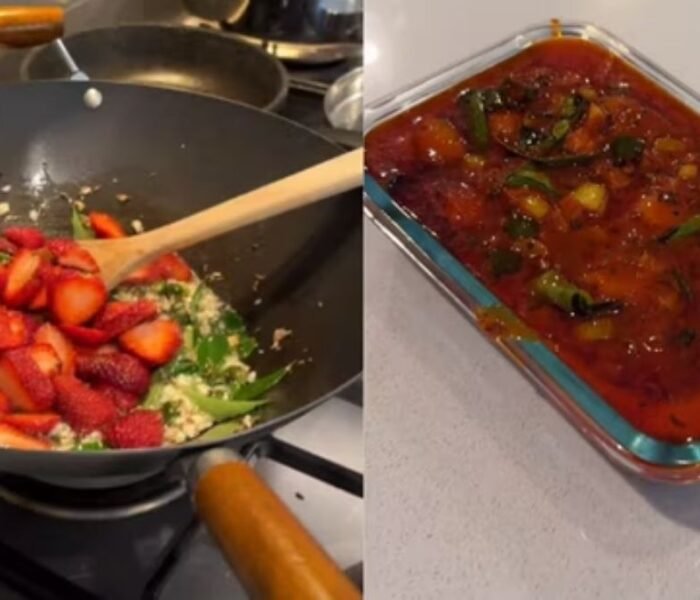 Strawberry pachadi recipe goes viral, divides food lovers