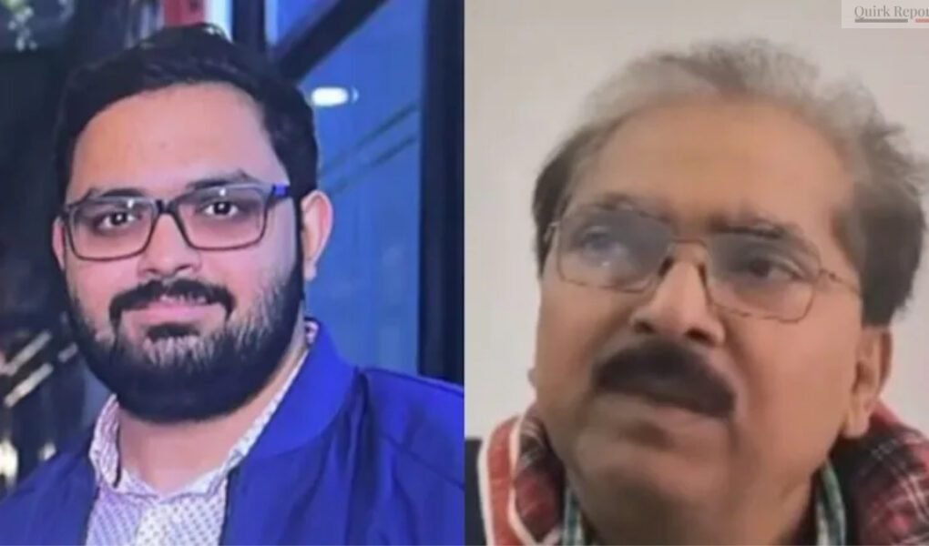 Yuvraj Mehta and his father Rajkumar Mehta in Noida techie drowning case