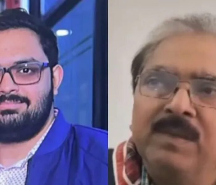 Yuvraj Mehta and his father Rajkumar Mehta in Noida techie drowning case