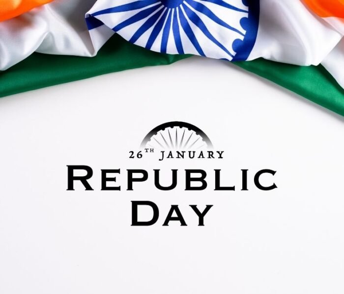 India Republic Day 2026 celebration with tricolor flag and Ashoka Chakra on January 26