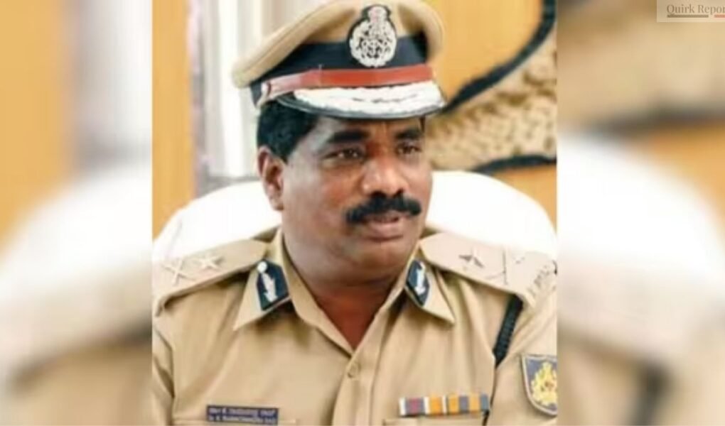 DGP Ramachandra Rao in police uniform before Karnataka suspension over viral video controversy