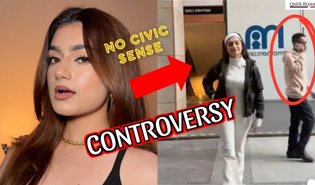 Amulya Rattan controversy no civic sense video showing influencer confronting man in public space