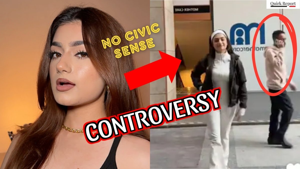 Amulya Rattan controversy no civic sense video showing influencer confronting man in public space