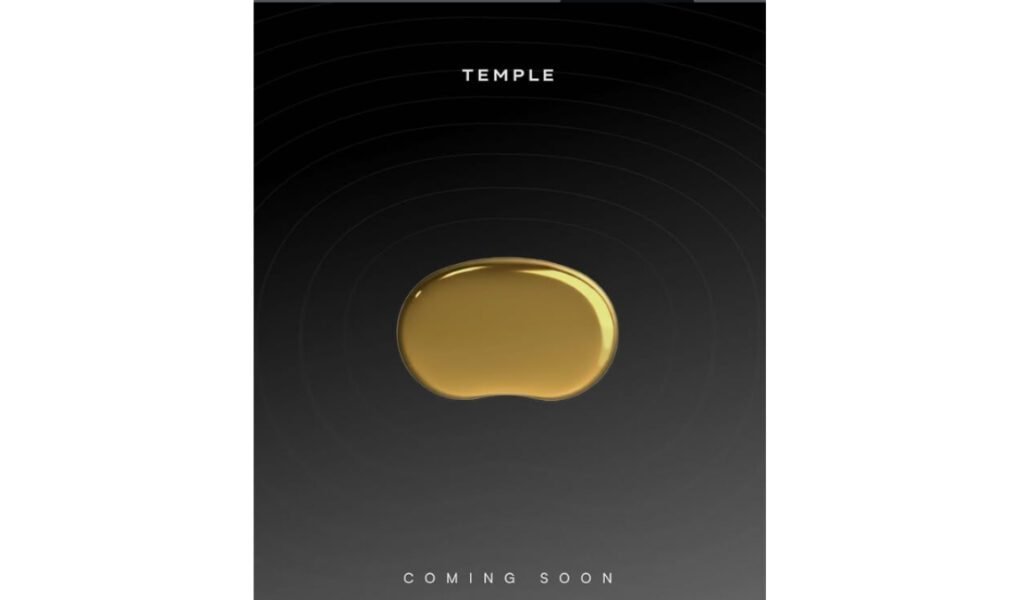 Zomato CEO Deepinder Goyal wearing Temple Device wearable on his temple, tracking brain blood flow in experimental health-tech test