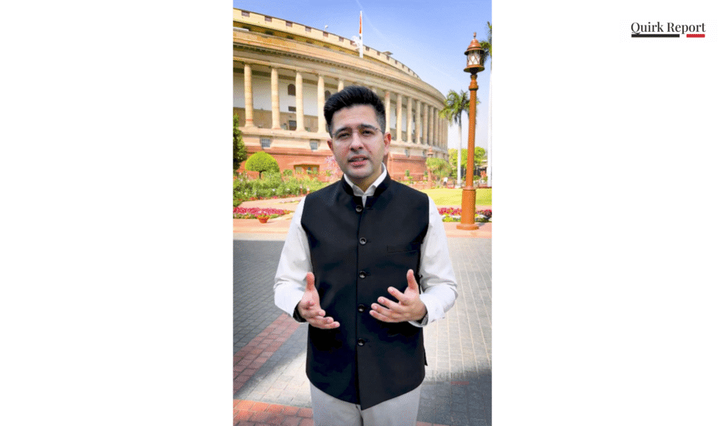 Raghav Chadha news: AAP removes him as Rajya Sabha deputy leader, reacts with statement