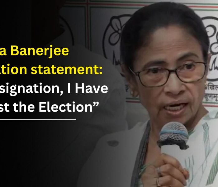 Mamata Banerjee resignation statement