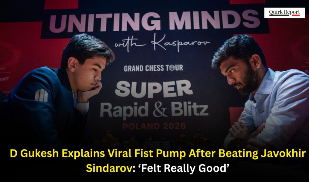 D Gukesh Explains Viral Fist Pump After Beating Javokhir Sindarov: ‘Felt Really Good’