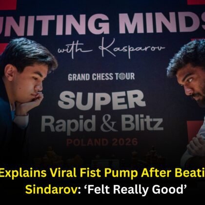 D Gukesh Explains Viral Fist Pump After Beating Javokhir Sindarov: ‘Felt Really Good’